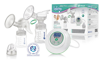 Laktator elektryczny Lakta Electric-COMBO , + laktator ręczny gratis, 1 szt.