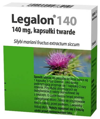 Legalon 140  kapsułki na wątrobę, 20 szt.