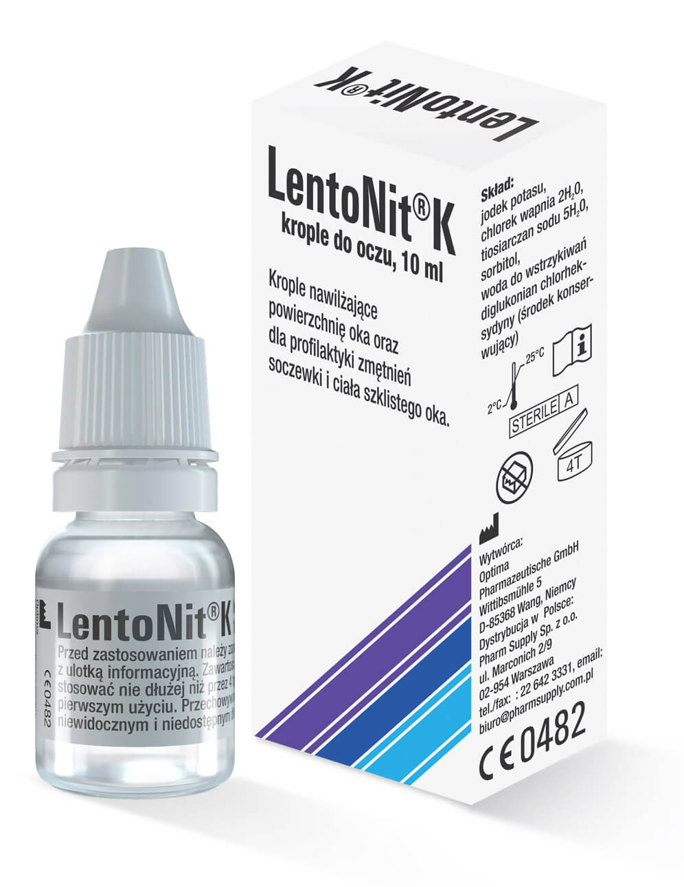 Lento Nit K krople nawilżające do oczu, 10 ml