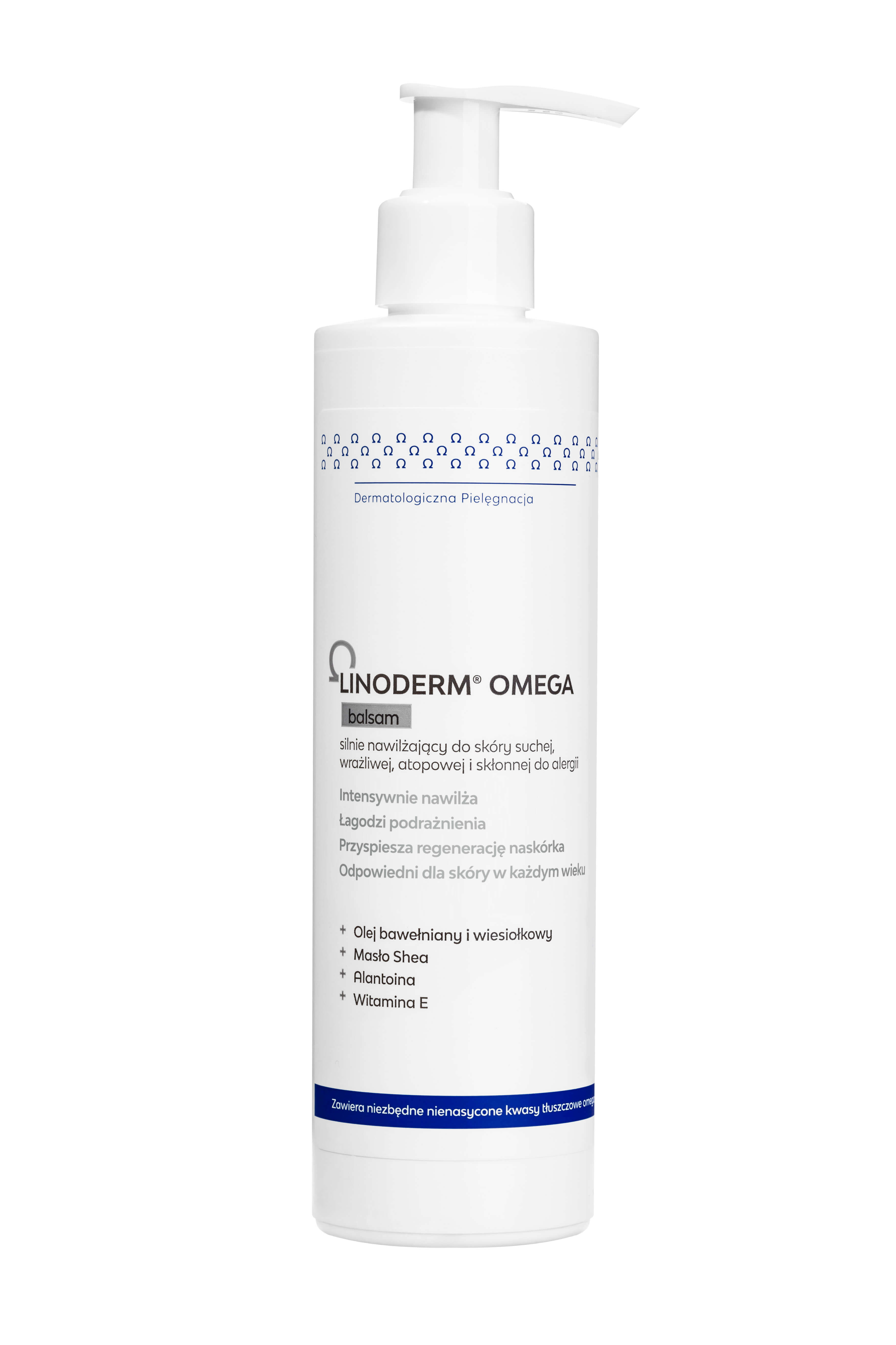 Linoderm Omega Balsam , silnie nawilżający do skóry suchej, 250 ml
