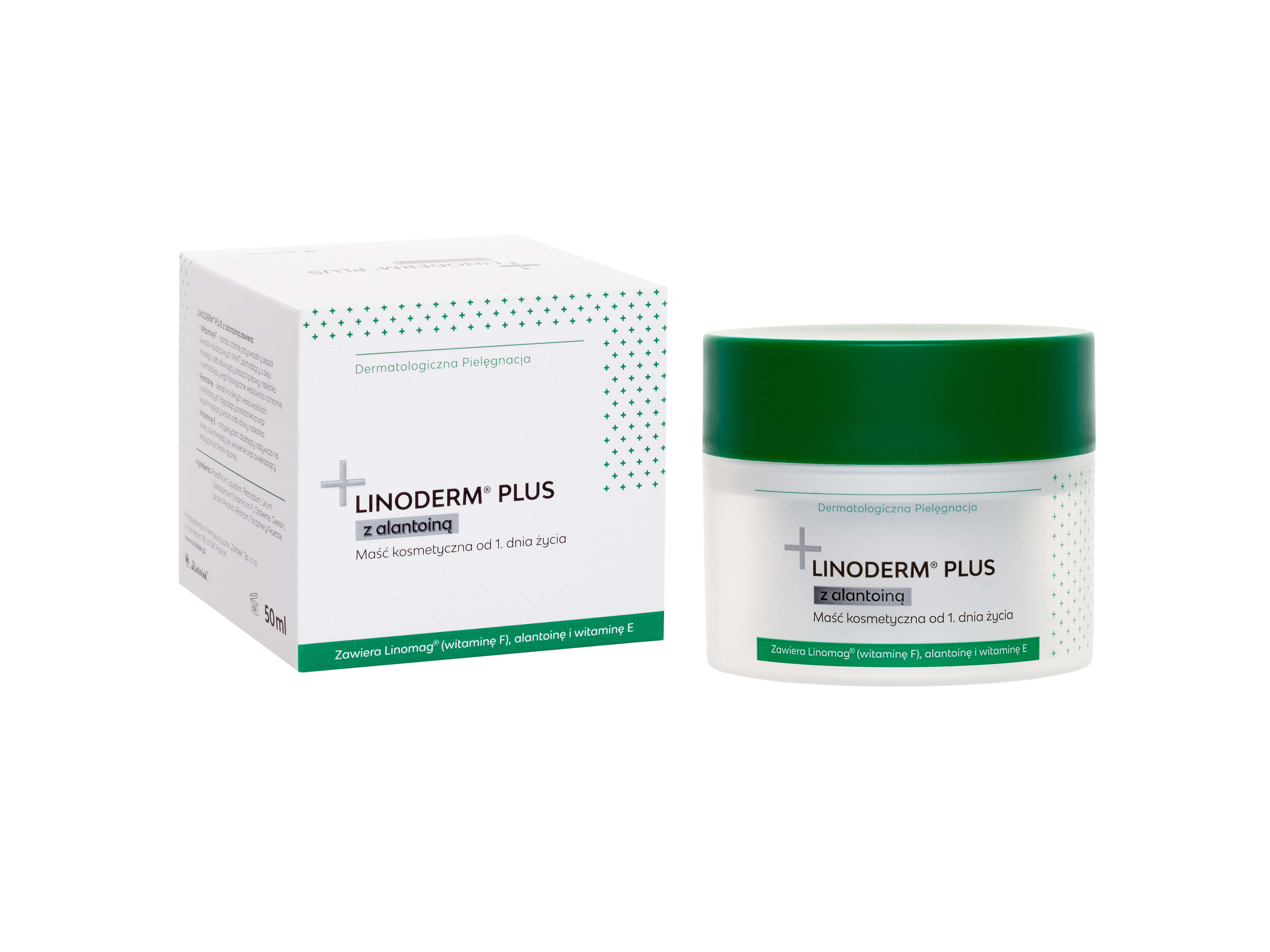 Linoderm Plus z alantoiną maść kosmetyczna od 1 dnia życia, 50 ml