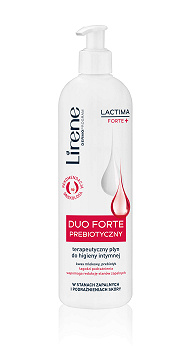 Lirene Lactima Duo Forte, płyn do higieny intymnej prebiotyczny, 350 ml