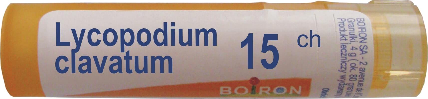 Boiron Lycopodium clavatum 15 CH  granulki, 4 g