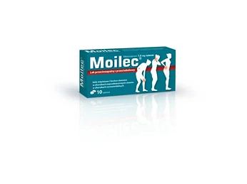 Moilec, tabletki na bóle mięśniowe i kostno-stawowe, 10 szt.