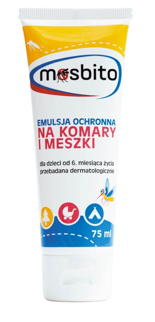 MOSBITO , emulsja ochronna na komary i meszki, 75 ml