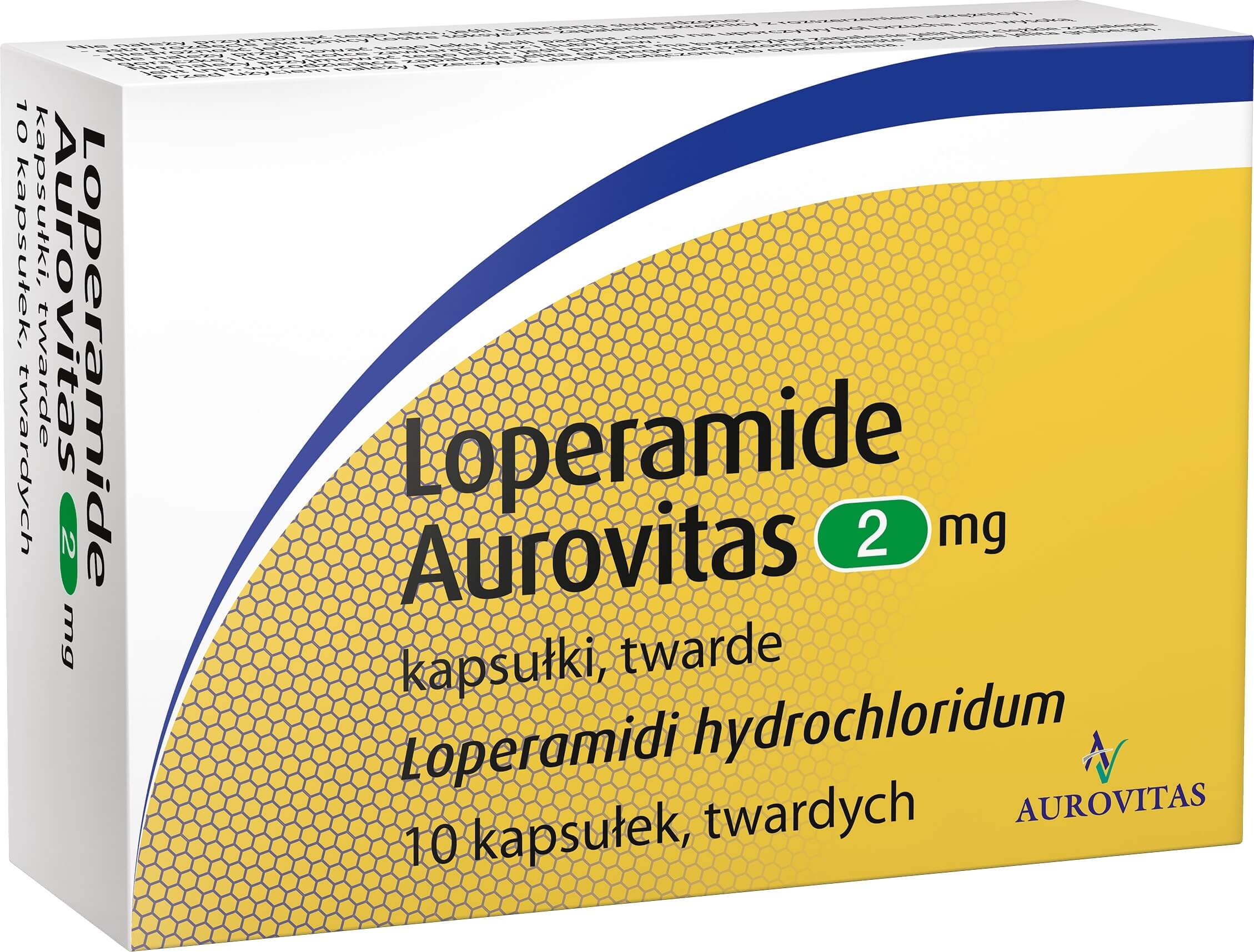 Loperamide Aurovitas, kapsułki na biegunkę, 10 szt.