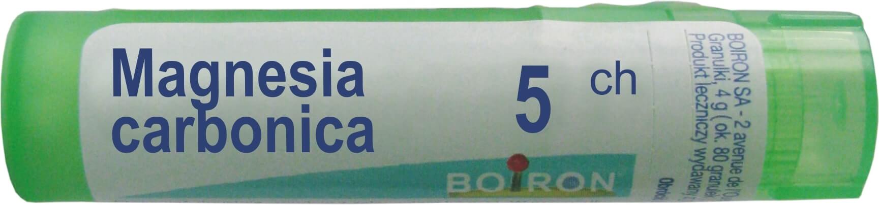 Boiron Magnesia Carbonica 5 CH granulki, 4 g