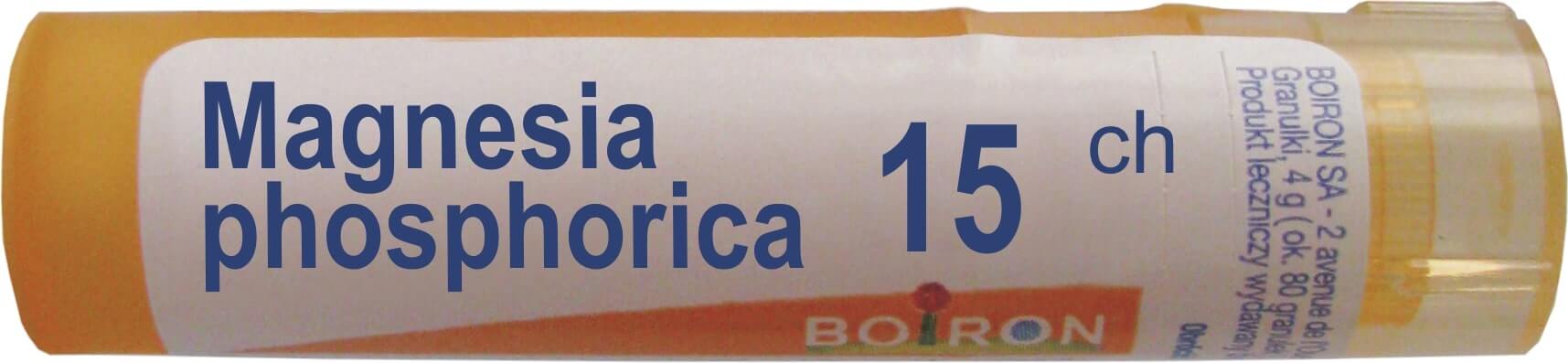 Boiron Magnesia phosphorica 15 CH  granulki, 4 g