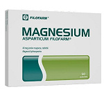 Magnesium Asparticum Filofarm tabletki wspomagające w niedoborach magnezu, 50 szt.