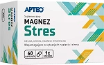 Magnez Stres APTEO kapsułki ze skladnikami wspomagającymi w stanach napięcia nerwowego, 60 szt.