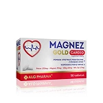 Magnez Gold Cardio tabletki ze składnikami wspierającymi prawidłową pracę serca, 50 szt.