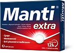 Manti Extra  tabletki do rozgryzania i żucia na zgagę i niestrawność, 12 szt.