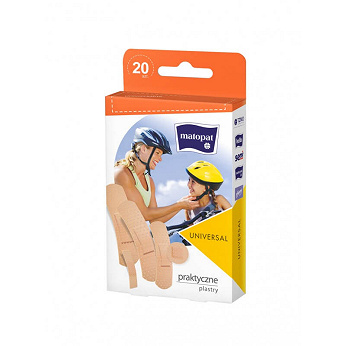 Matopat Universal, plastry z opatrunkiem, 20 szt.
