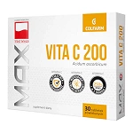 Max Vita C 200  tabletki ze składnikami wspierającymi odporność i układ nerwowy, 30 szt.