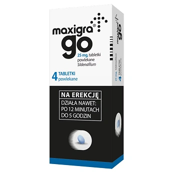 Maxigra Go, tabletki na erekcję, 4 szt.