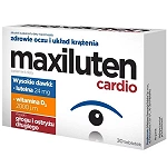 Maxiluten cardio tabletki ze składnikami wspierającymi zdrowie oczu i układ krążenia, 30 szt.