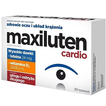 Maxiluten cardio, 30 tabletek