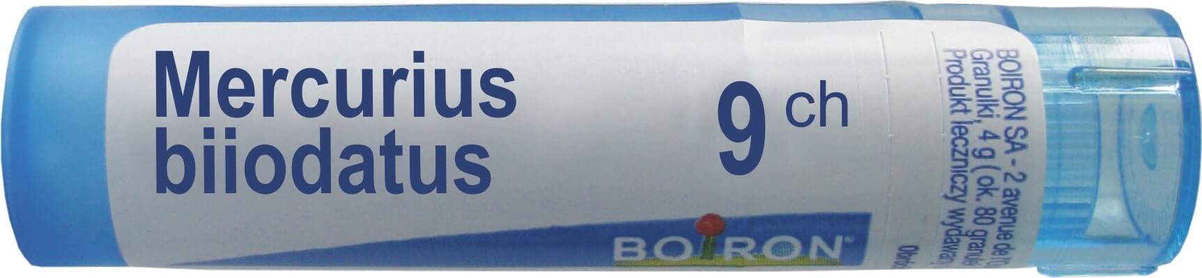 Boiron Mercurius Bi-Iodatus 9 CH  granulki, 4 g