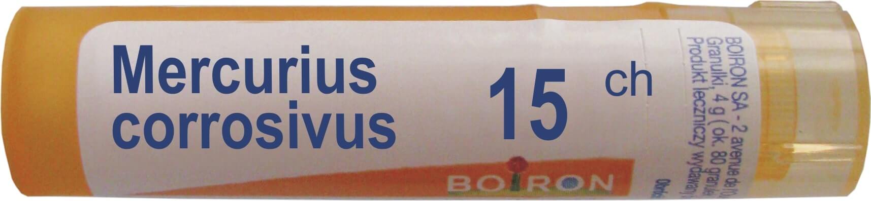 Borion Mercurius Corrosivus 15 CH granulki, 4 g