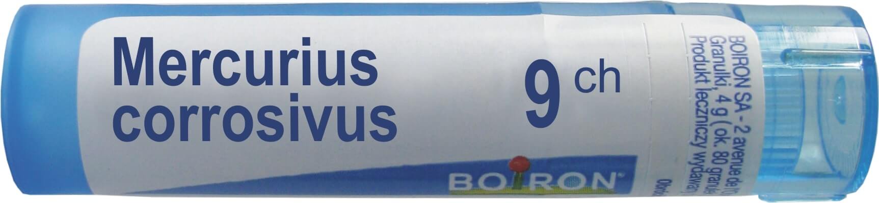 Boiron Mercurius Corrosivus 9 CH   granulki, 4 g
