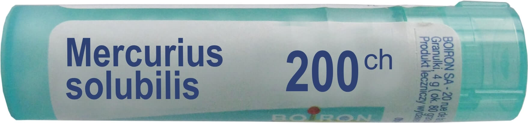 Boiron Mercurius Solubilis 200 CH granulki, 4 g