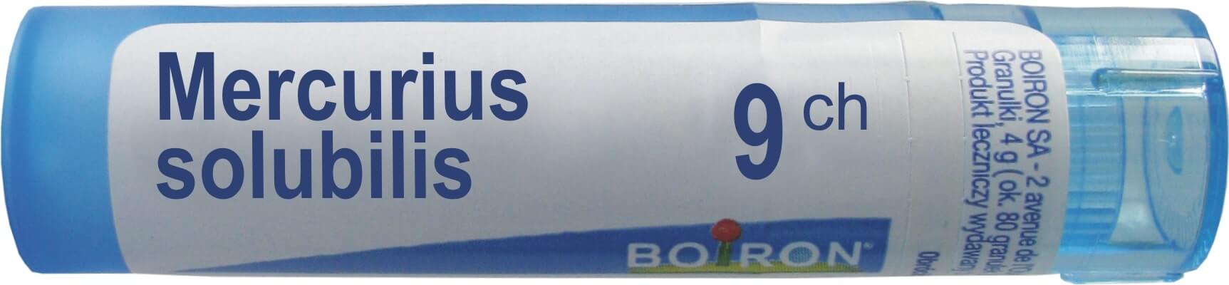 Boiron Mercurius Solubilis 9 CH  granulki, 4 g