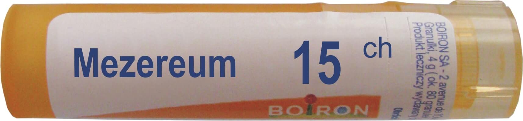 Boiron Mezereum 15 CH , granulki, 4 g