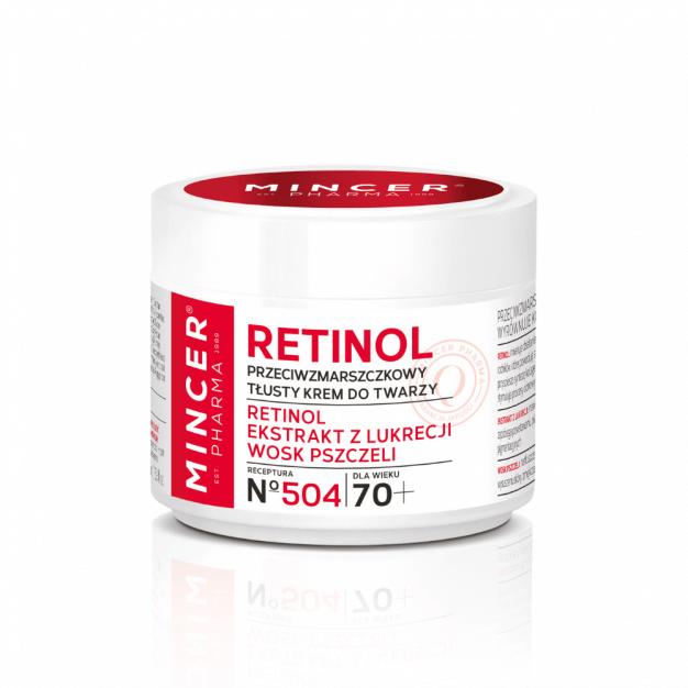 BASEL OLTEN PHARM MINCER PH.Retinol , krem tłusty przeciwzmarszczkowy do twarzy, 50 ml — Składniki i ocena