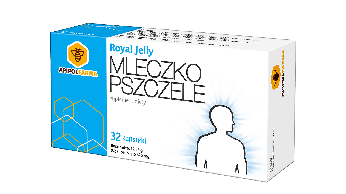 Mleczko Pszczele Royal Jelly, kapsułki ze składnikami wspomagającymi sprawność fizyczną i psychiczną, 32 szt.