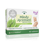 Młody jęczmień , tabletki ze składnikami wspierającymi kontrolę masy ciała, 60 szt.