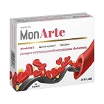 MonArte  kapsułki ze składnikami pozwalającymi utrzymać prawidłowy poziom cholesterolu, 30 szt.