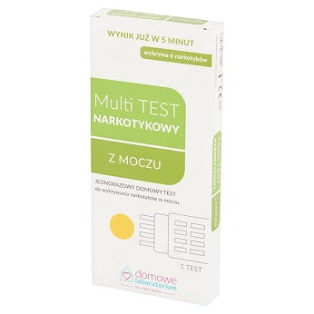 Multi test narkotykowy, z moczu, 1 zestaw
