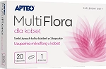 Multi Flora APTEO kapsułki ze składnikami uzupełniającymi mikrofolorę u kobiet, 20 szt. 