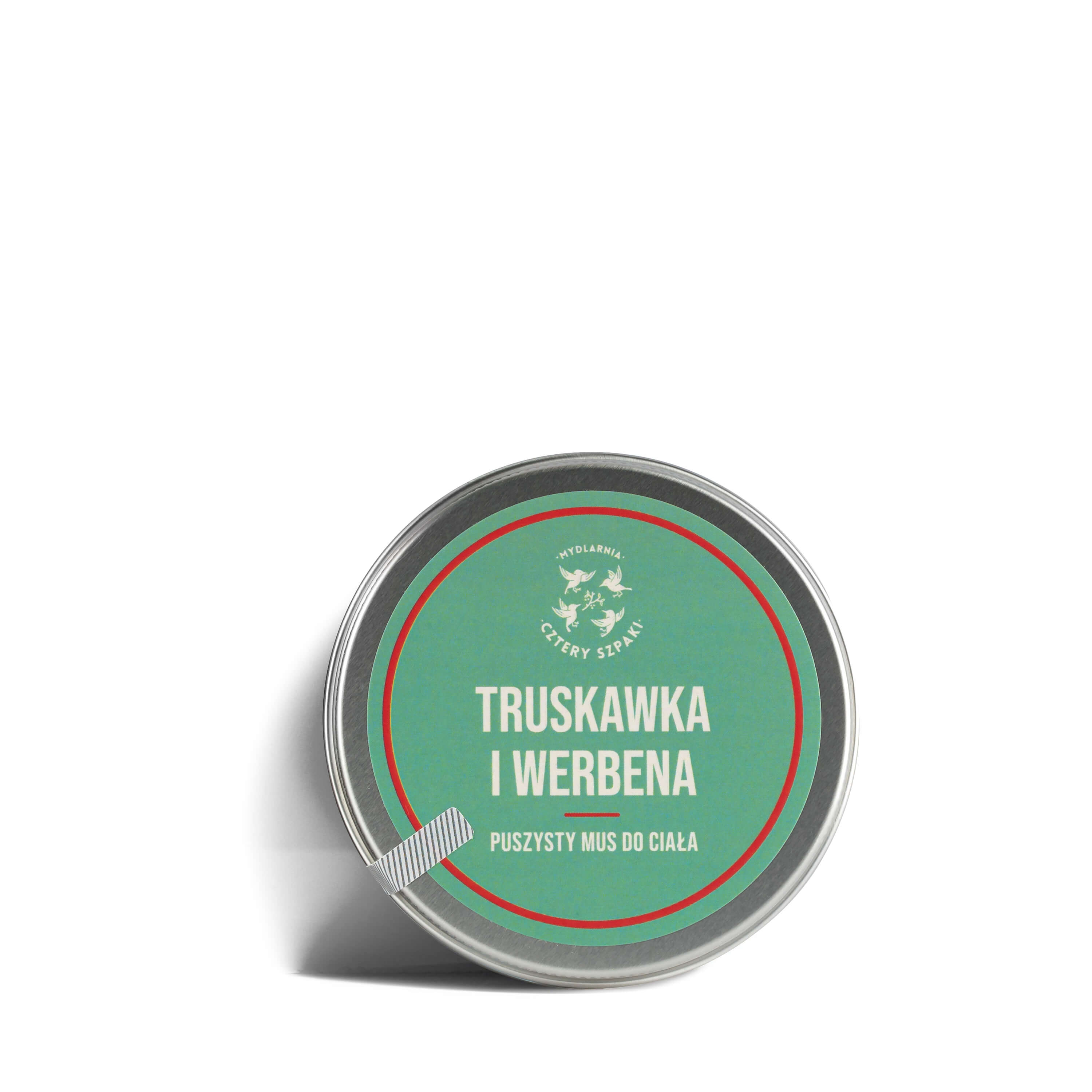 4Szpaki Mus do ciała , truskawka i werbena, 150 ml
