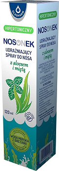 Nosonek, spray hipertoniczny do nosa z aloesem i miętą, 120 ml