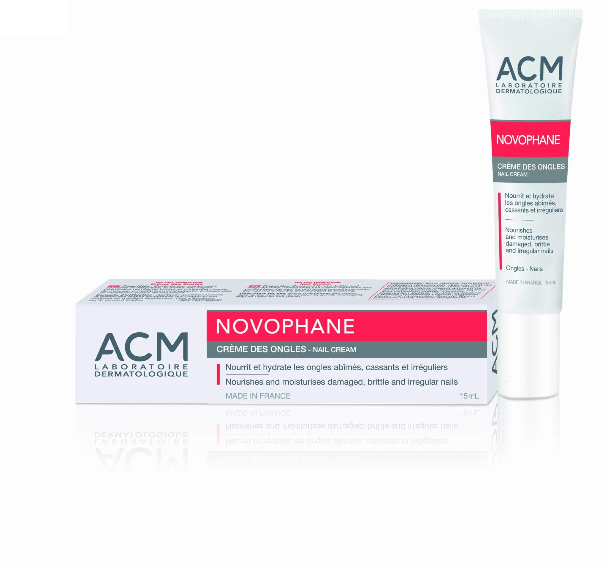 ACM NOVOPHANE , krem do kruchych i rozdwojonych paznokci, 15ml