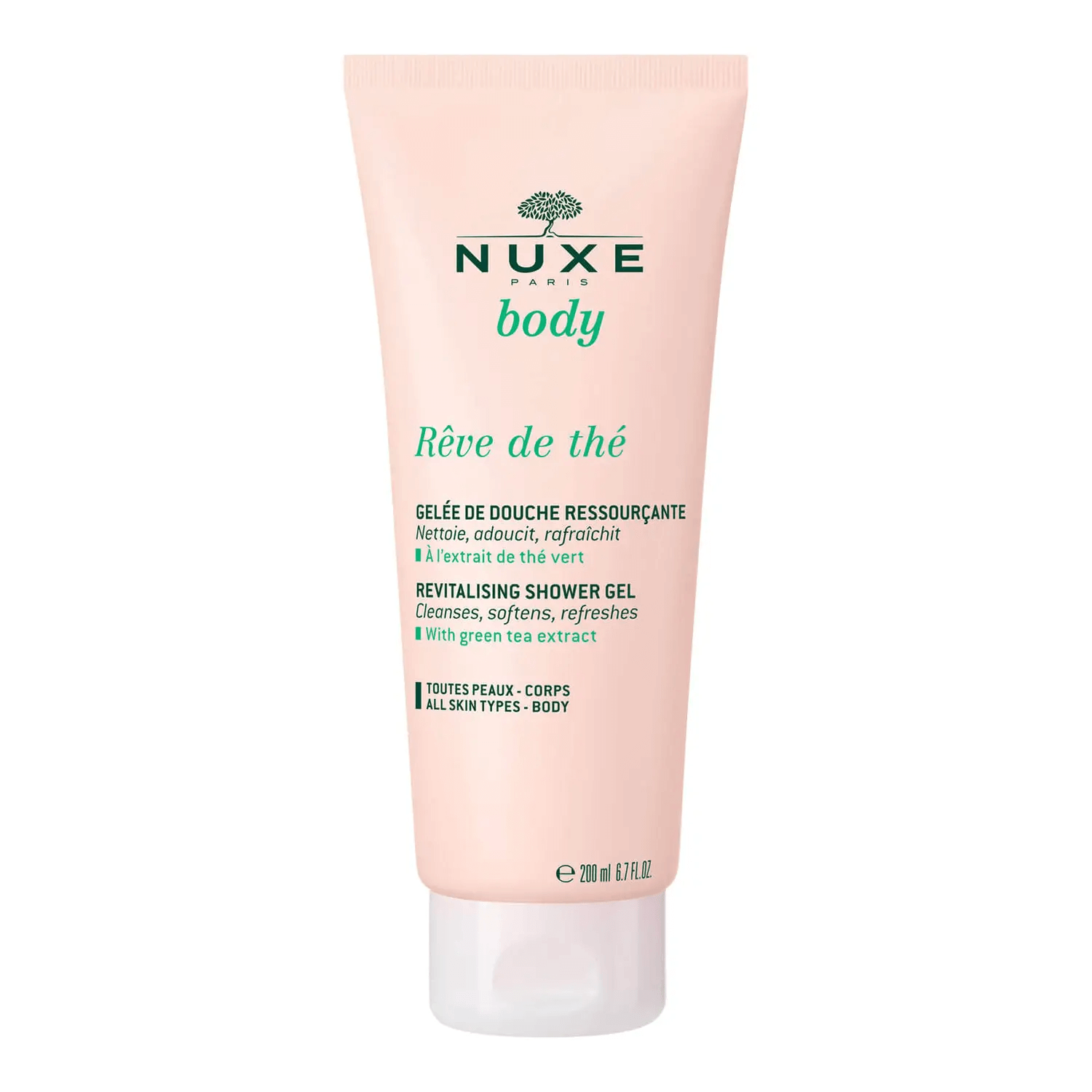 NUXE Body  żel pod prysznic rewitalizujący, 200 ml