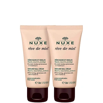 Nuxe Reve De Miel, krem do rąk, 2 x 50 ml