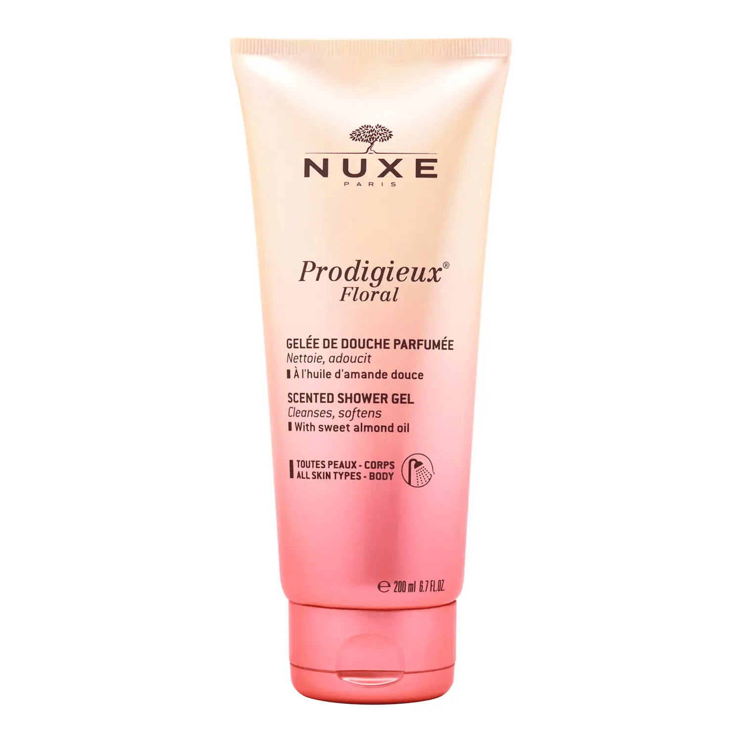 NUXE Prodigieux Floral, żel pod prysznic perfumowany, 200 ml