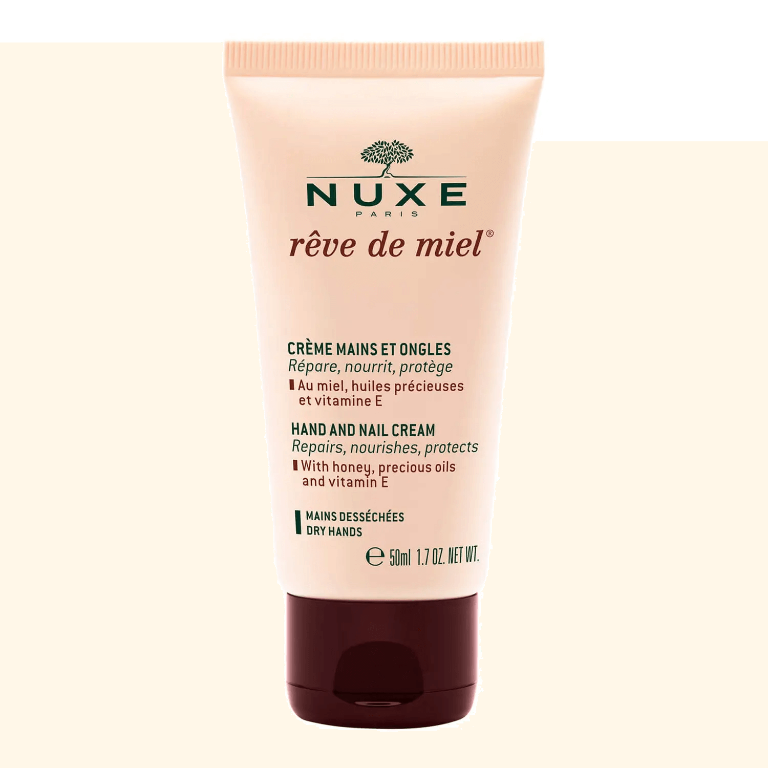 NUXE Reve De Miel, krem do rąk i paznokci, 50 ml