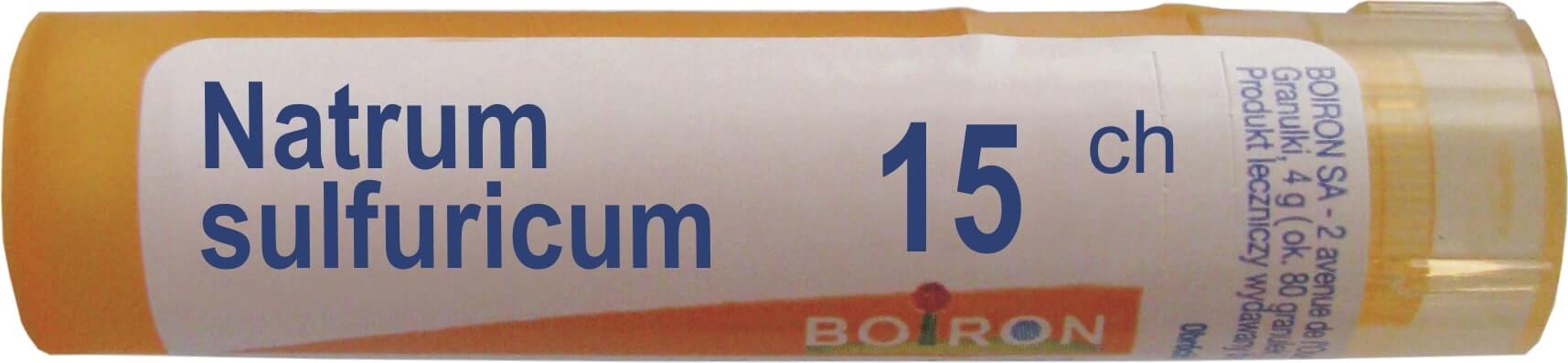 Boiron Natrum Sulfuricum 15 CH granulki, 4 g