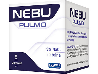 NEBU PULMO 3%, roztwór do inhalacji, 20 ampułek 5 ml