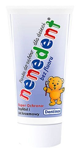 Nenedent , pasta do zębów dla dzieci bez fluoru, 50 ml