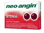 Neo-Angin Wiśnia pastylki na ból gardła, 24 szt.