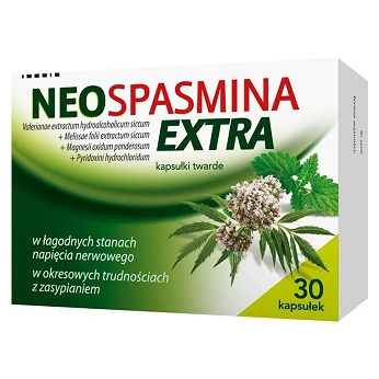 Neospasmina Extra (Extraspasmina), kapsułki o działaniu uspokajającym, 30 szt.