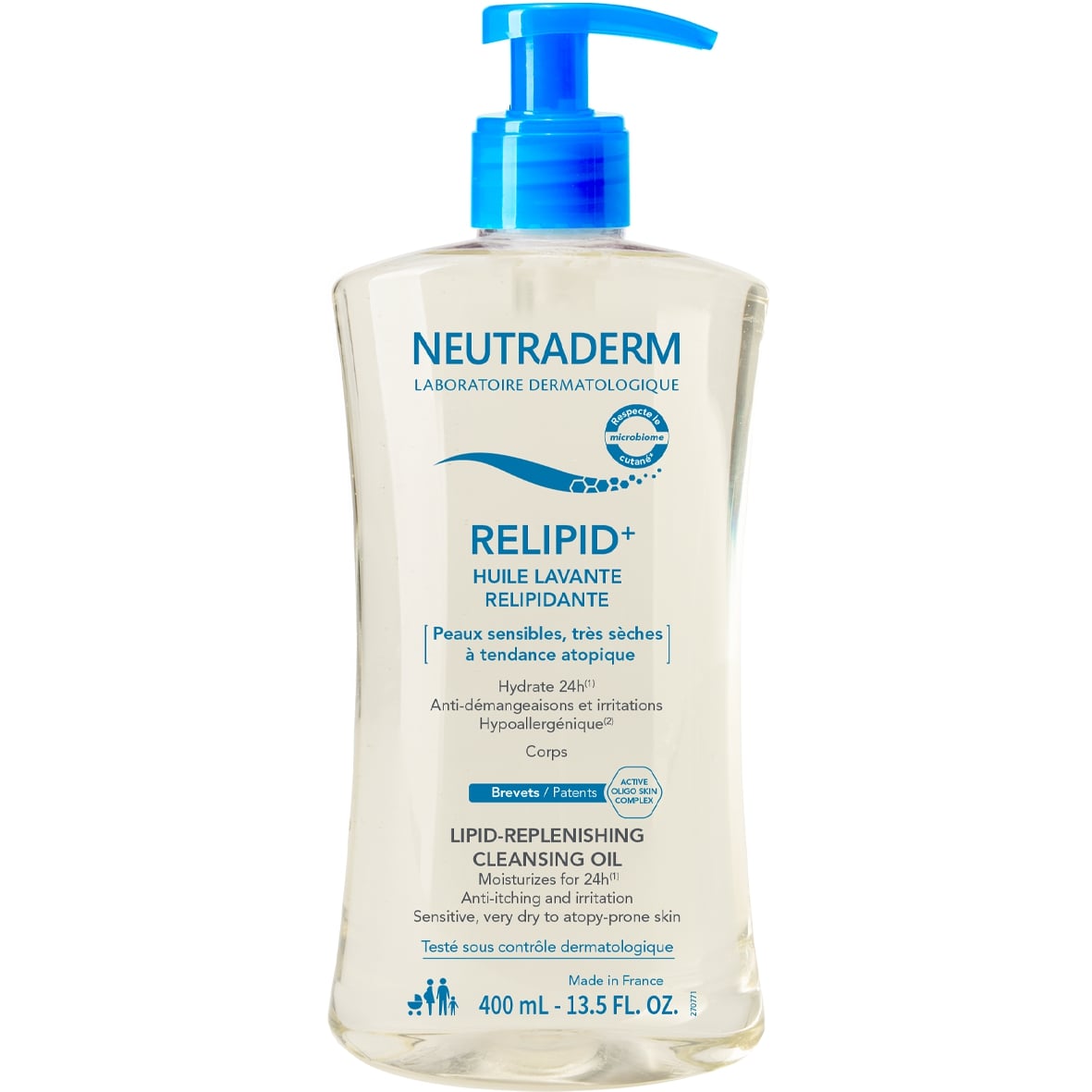 NEUTRADERM RELIPID+ , olejek do mycia ciała, 400 ml