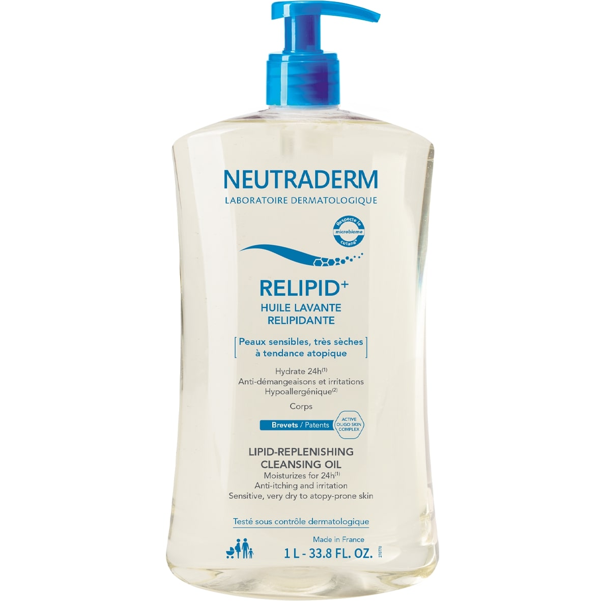 NEUTRADERM RELIPID+ , olejek do mycia ciała, 1000 ml
