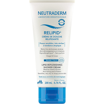 NEUTRADERM RELIPID+ , krem do mycia twarzy i ciała, 200 ml