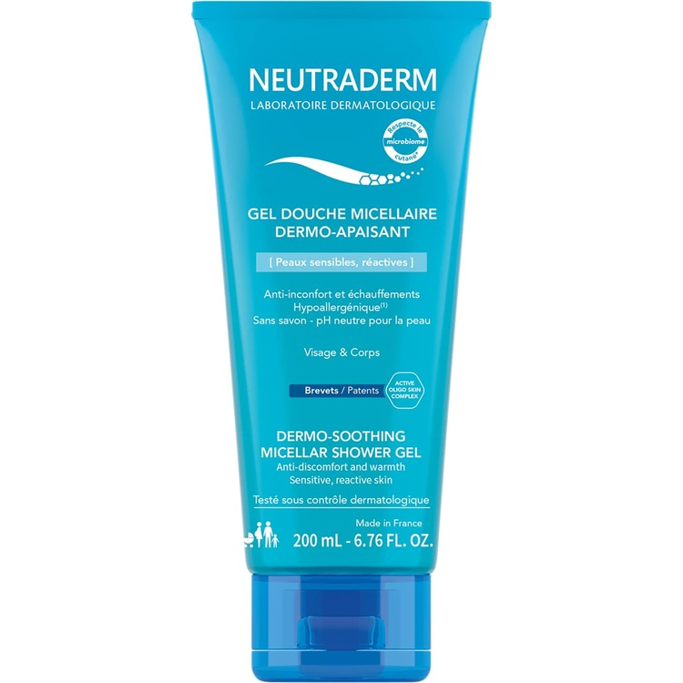 NEUTRADERM, micelarny żel pod prysznic, 200 ml