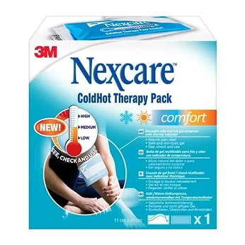 3M Nextcare ColdHot Therapy Pack Comfort ,  okład zimno-ciepły żelowy wielokrotnego użytku, 11 x 26 cm, 1 szt.